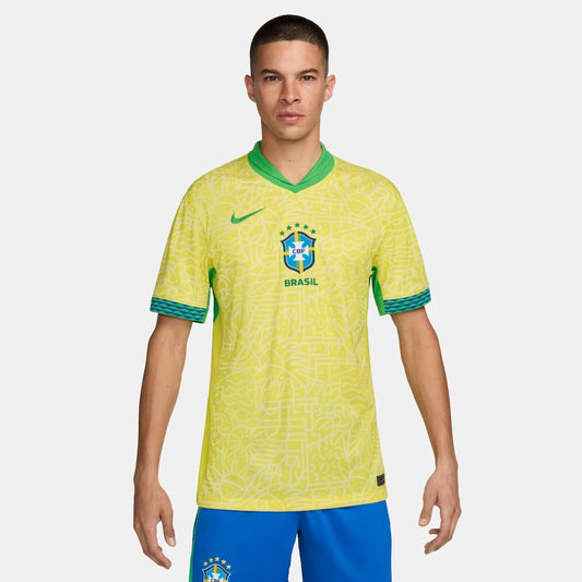 Brasilien Heimtrikot 24/25 Herren Fan-Version Gelb