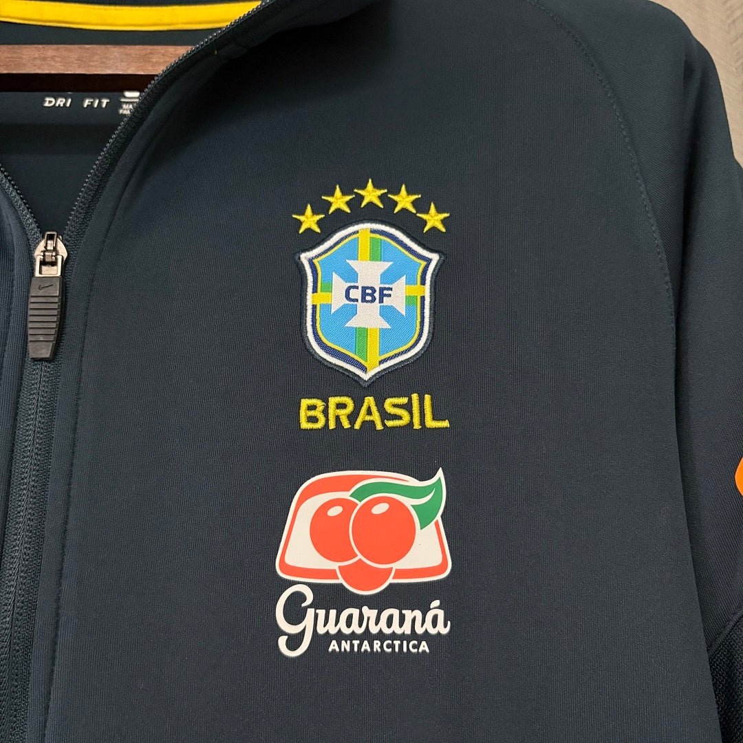 Brasilien Jacke 2022 Herren Marineblau