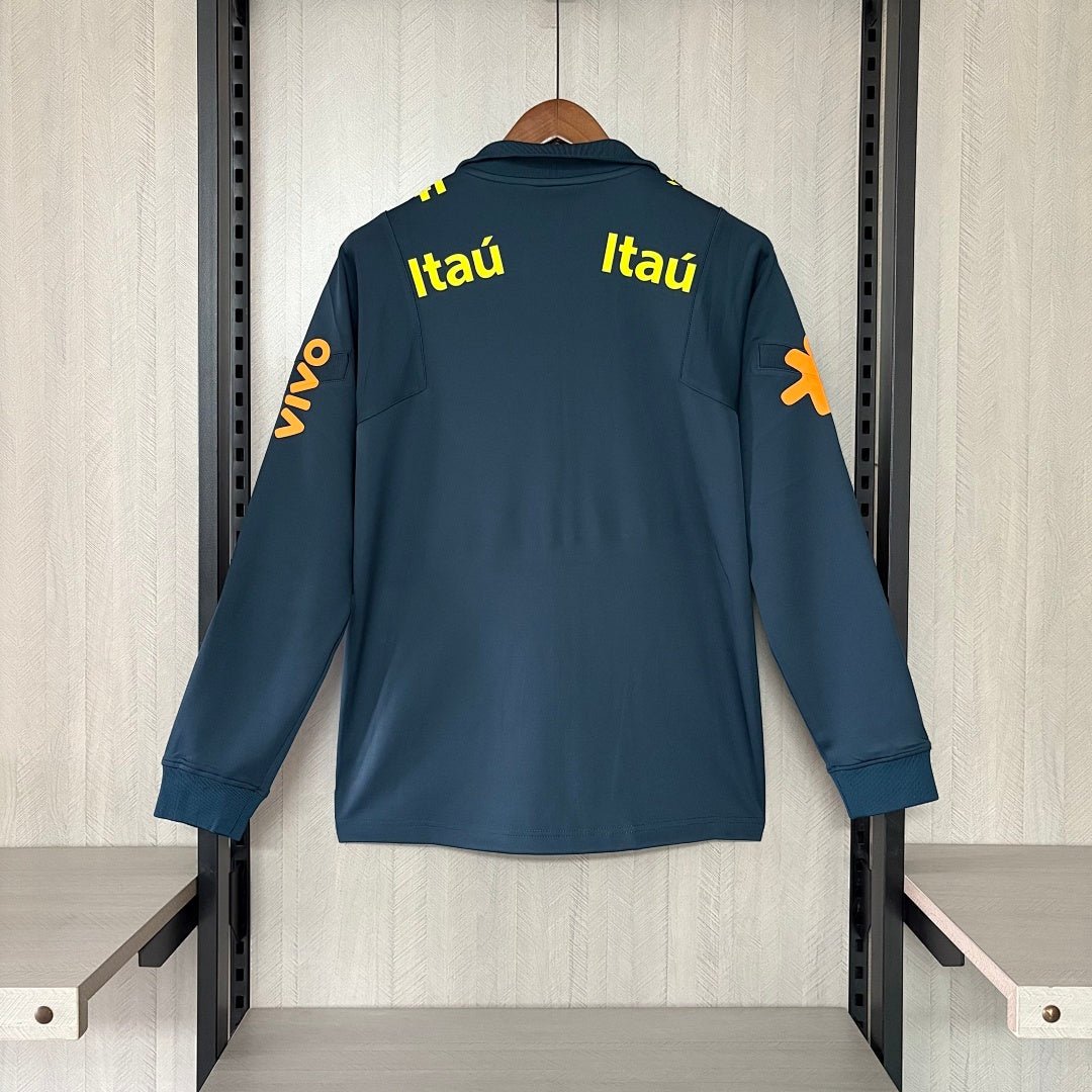 Brasilien Jacke 2022 Herren Marineblau