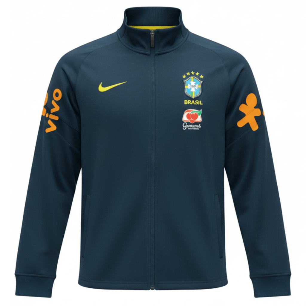 Brasilien Jacke 2022 Herren Marineblau