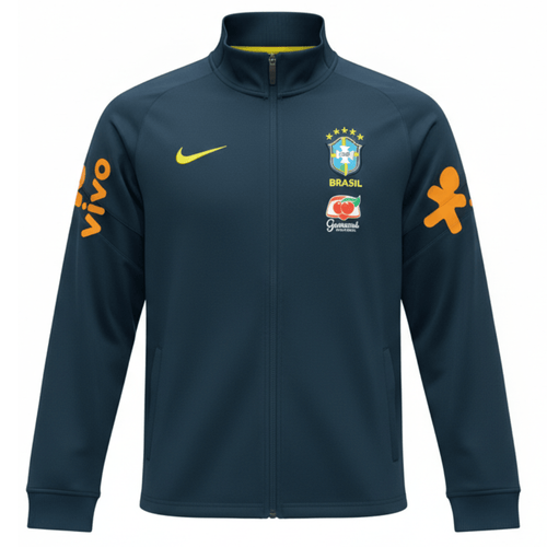 Brasilien Jacke 2022 Herren Marineblau