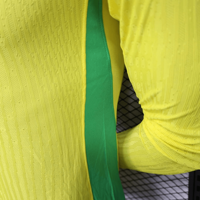 Brasilien Langarm Heimtrikot 25/26 Herren Spieler-Version