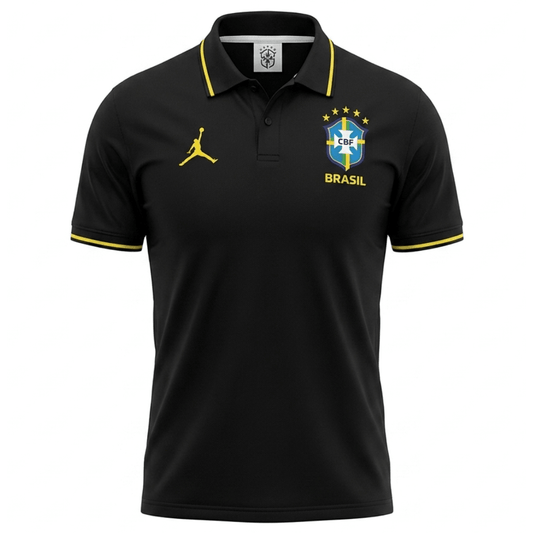 Brasilien Polo x Jordan 26/27 Herren Fan-Version Schwarz