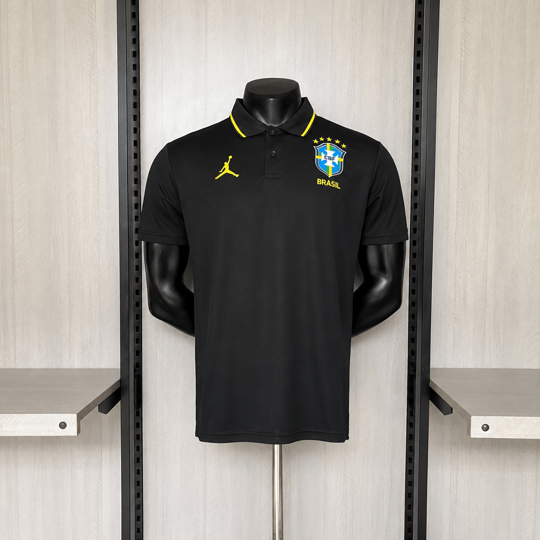 Brasilien Polo x Jordan 26/27 Herren Fan-Version Schwarz