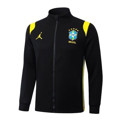 Brasilien Trainingsanzug 26/27 Jacke und Hose Schwarz