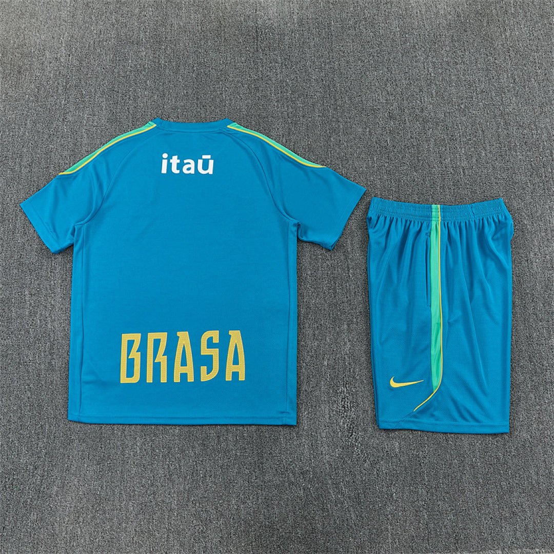 Brasilien Trainingsset 26/27 Trikot und Shorts Grün