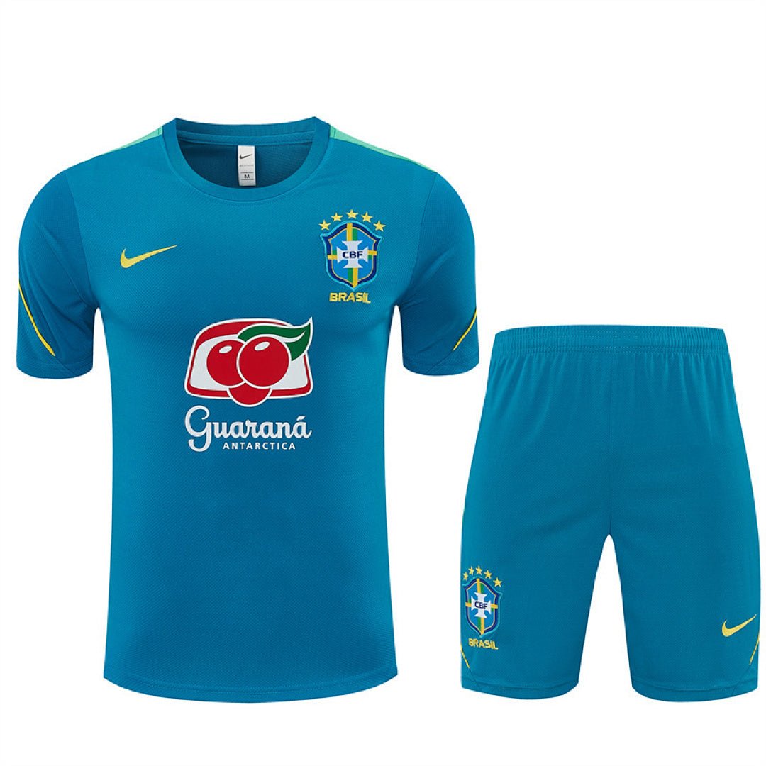 Brasilien Trainingsset 26/27 Trikot und Shorts Grün