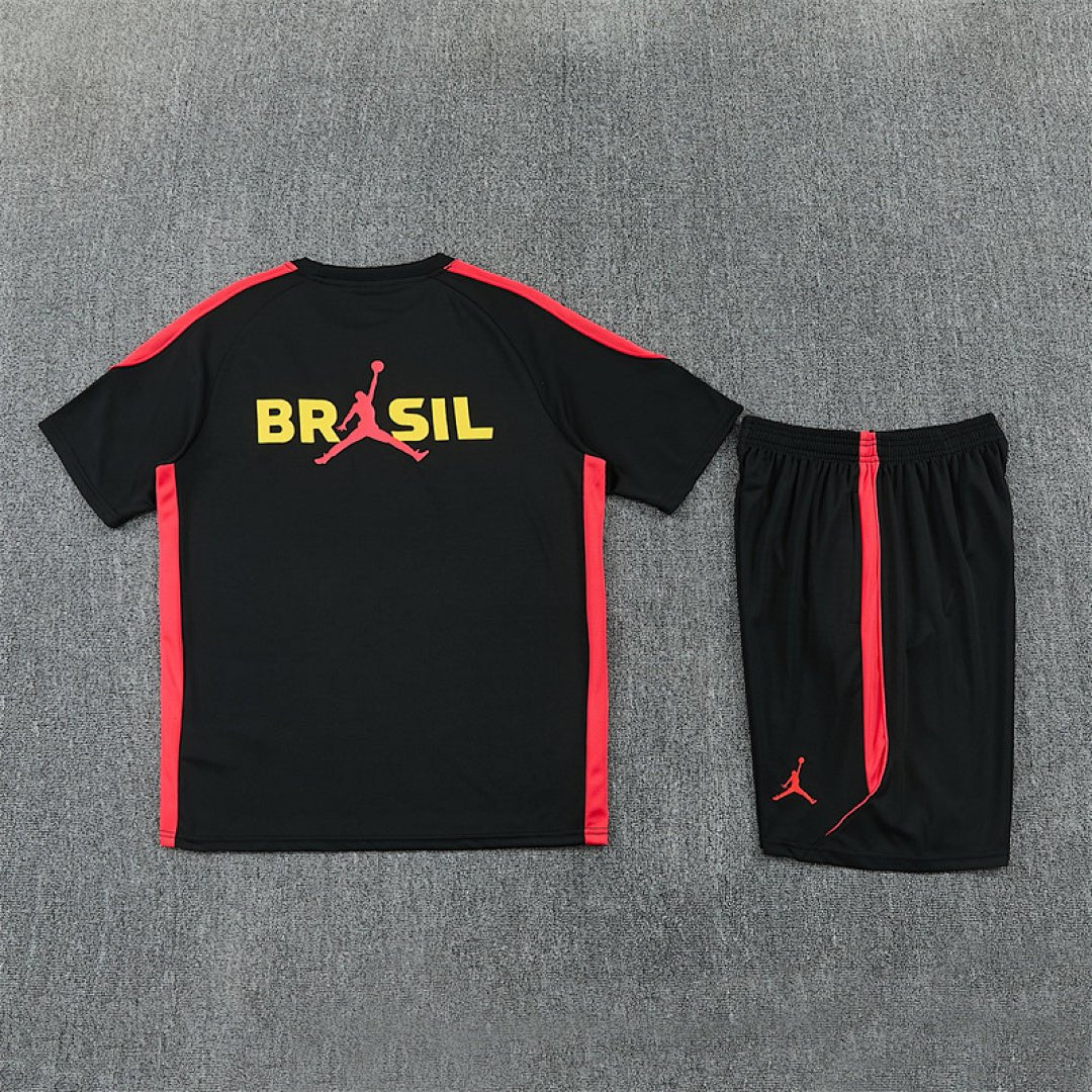 Brasilien Trainingsset 26/27 Trikot und Shorts Schwarz