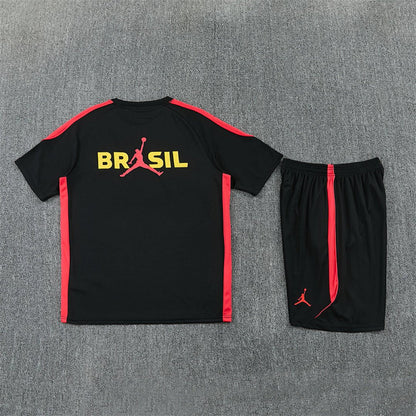 Brasilien Trainingsset 26/27 Trikot und Shorts Schwarz