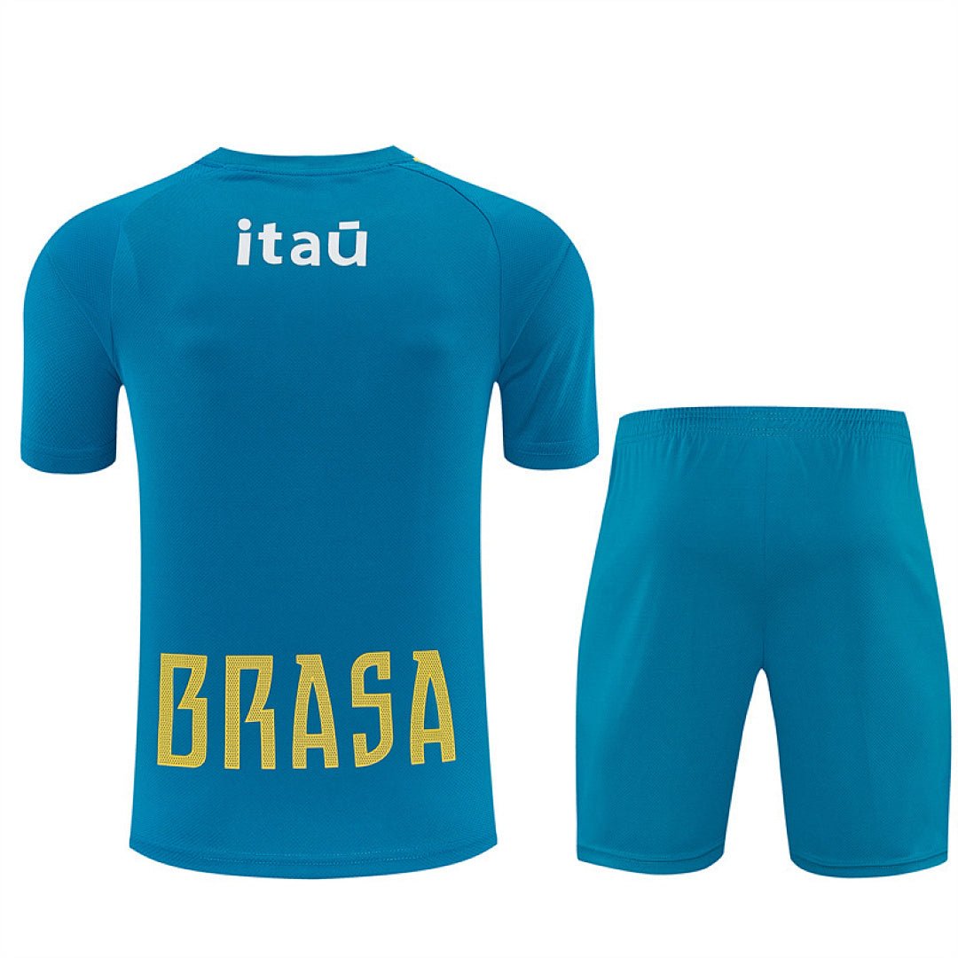 Brasilien Trainingsset 26/27 Trikot und Shorts Grün