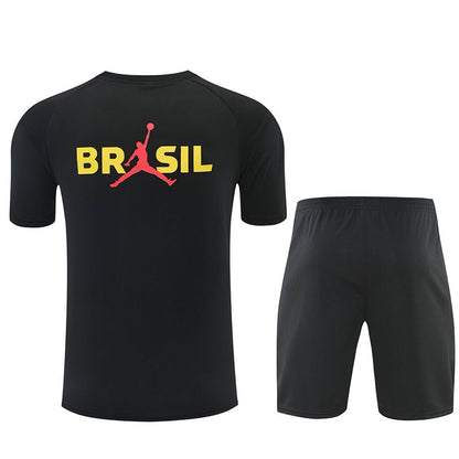 Brasilien Trainingsset 26/27 Trikot und Shorts Schwarz