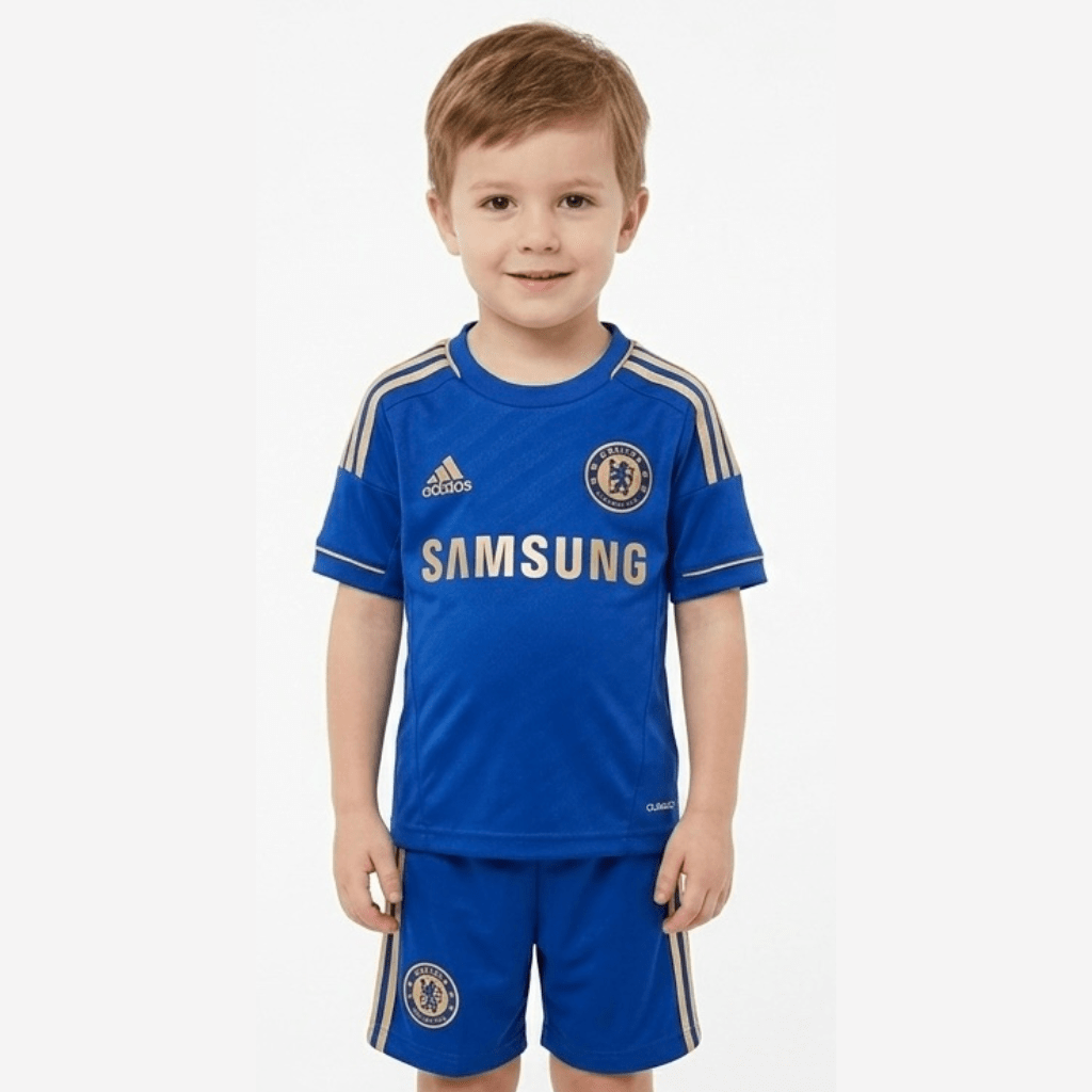 Chelsea Kinder-Set Heimtrikot 12/13 Blau (Retro)