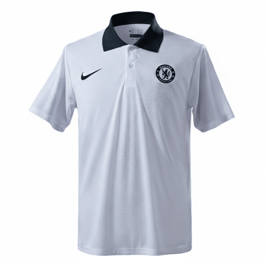 Chelsea Polohemd 25/26 Fan-version Herren Weiß