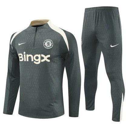 Chelsea Trainingsanzug 25/26 Herren Jacke und Hose Grau