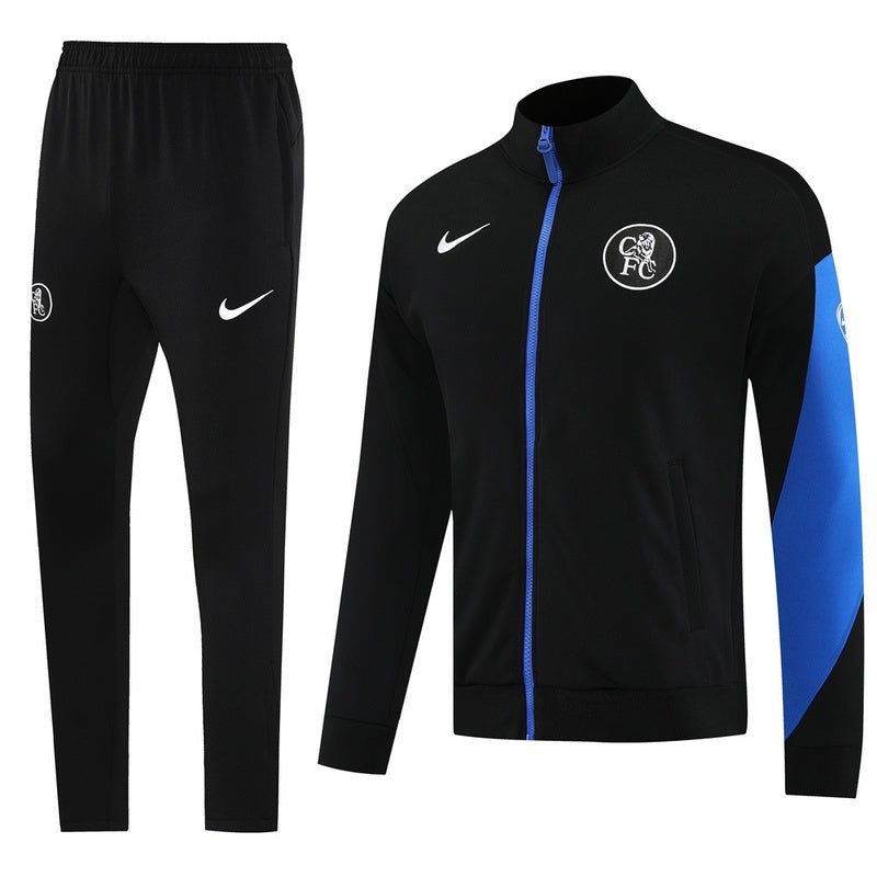 Chelsea Trainingsanzug 25/26 Jacke und Hose Herren Schwarz