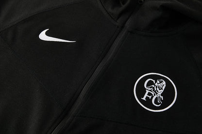 Chelsea Trainingsanzug 2025/26 Jacke und Hose Herren Schwarz