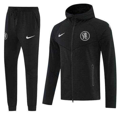 Chelsea Trainingsanzug 2025/26 Jacke und Hose Herren Schwarz