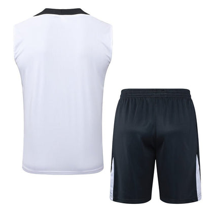 Chelsea Trainingsset 25/26 Tanktop Weiß und Shorts Schwarz