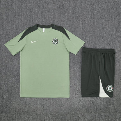 Chelsea Trainingsset 25/26 Trikot und Shorts Grau