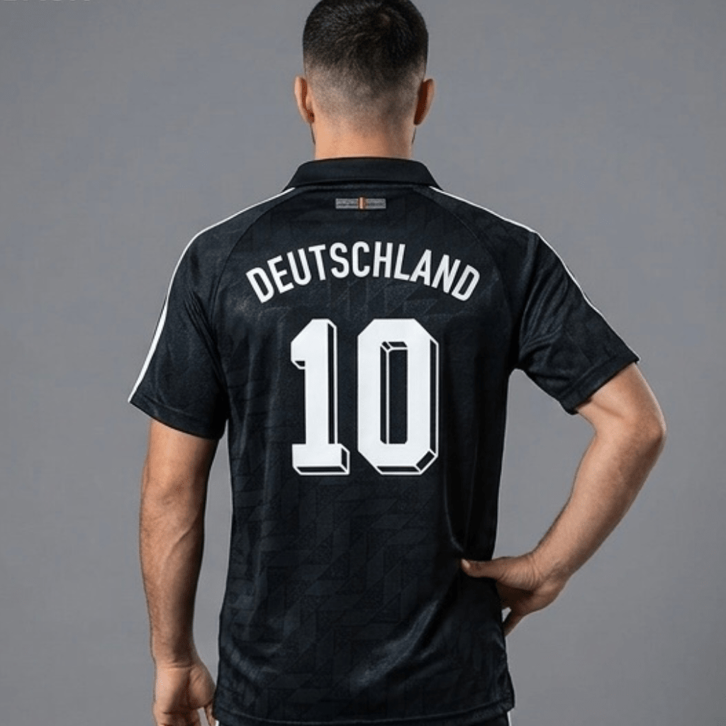 Deutschland Auswärtstrikot 1988/90 Herren Fan-version Schwarz