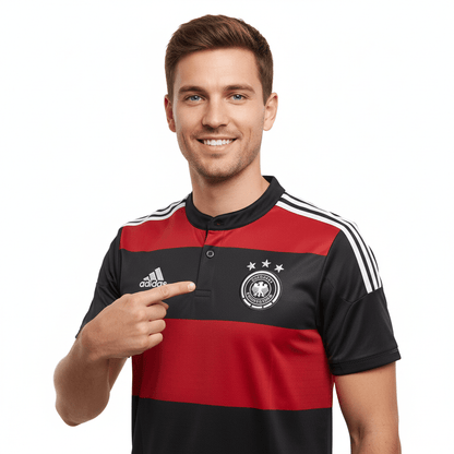 Deutschland Auswärtstrikot 2014 Herren Fantrikot (Retro)