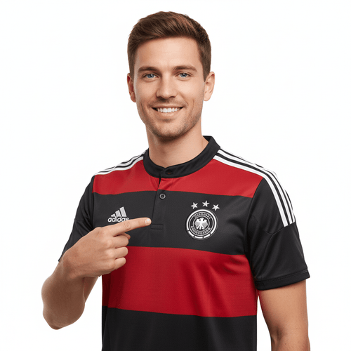 Deutschland Auswärtstrikot 2014 Herren Fantrikot (Retro)
