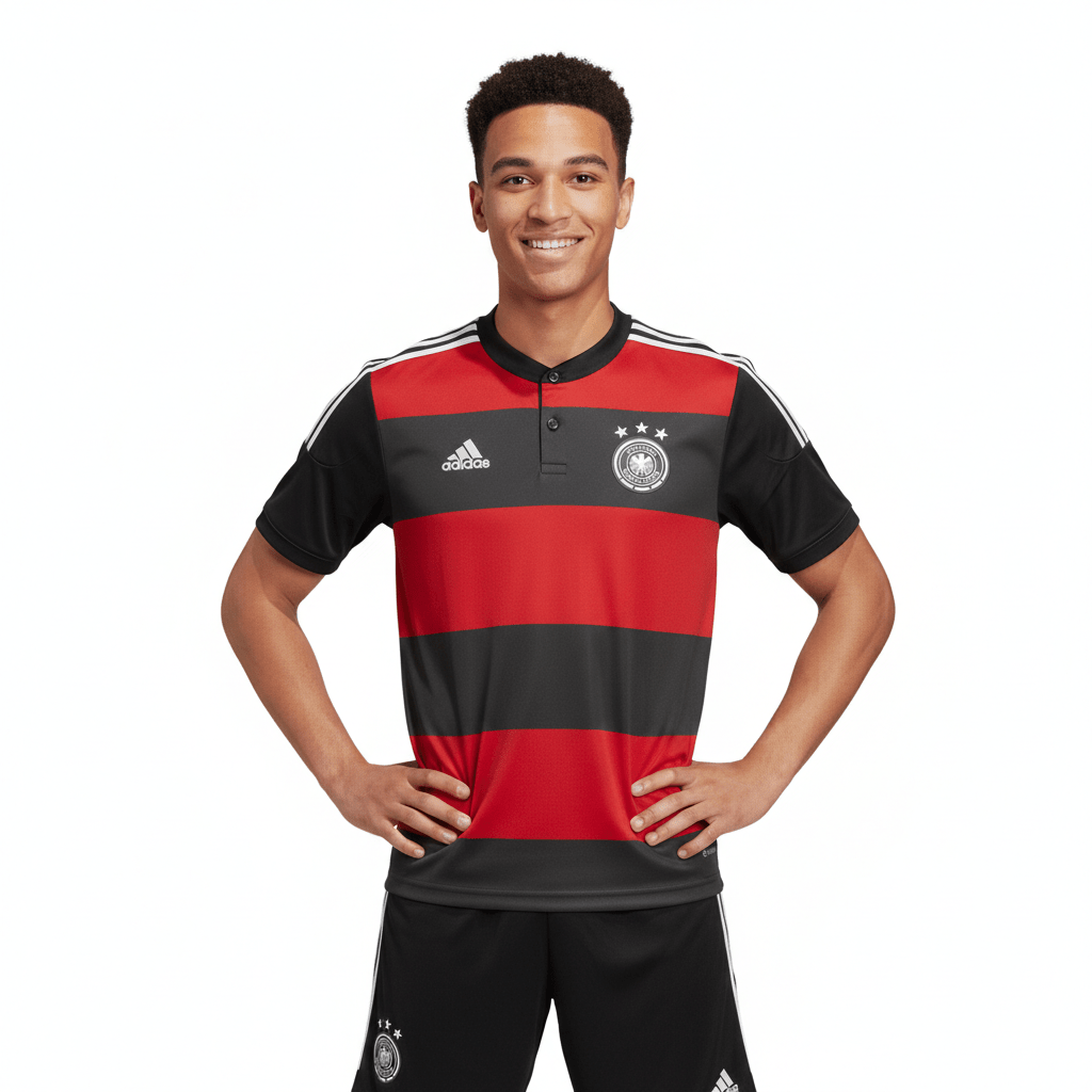 Deutschland Auswärtstrikot 2014 Herren Fantrikot (Retro)