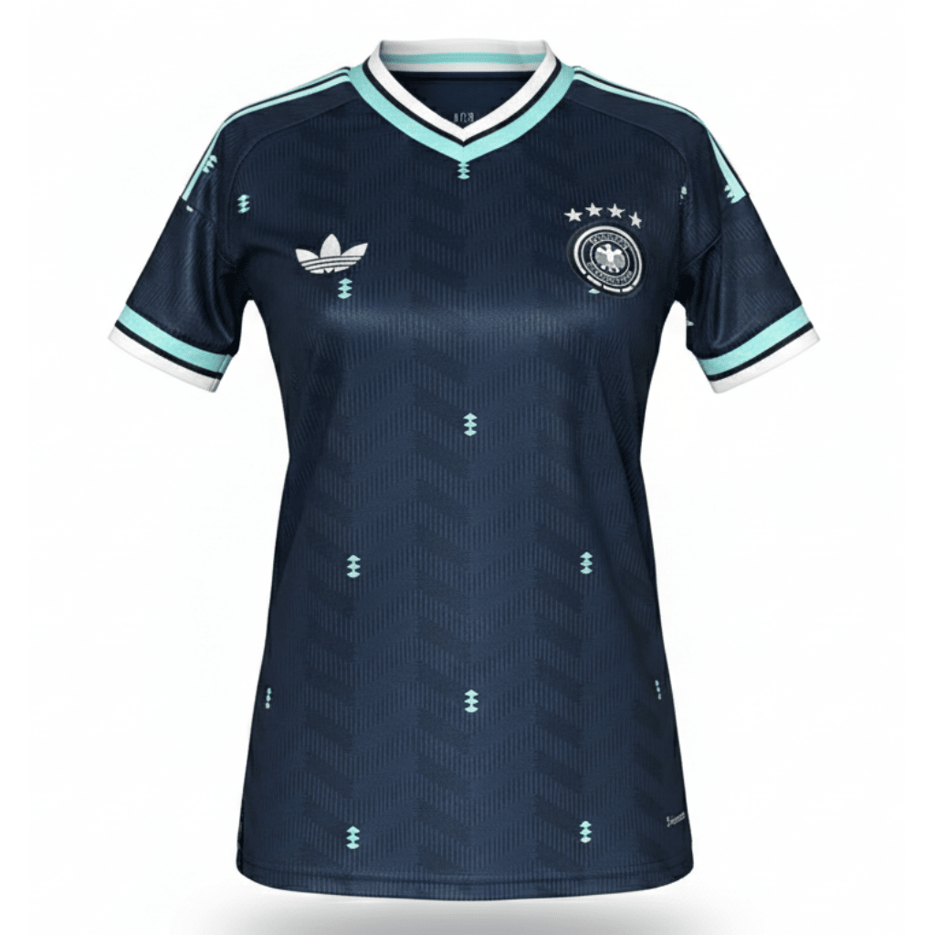 Deutschland Auswärtstrikot 26/27 Damen Fantrikot Blau