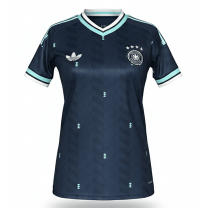 Deutschland Auswärtstrikot 26/27 Damen Fantrikot Blau