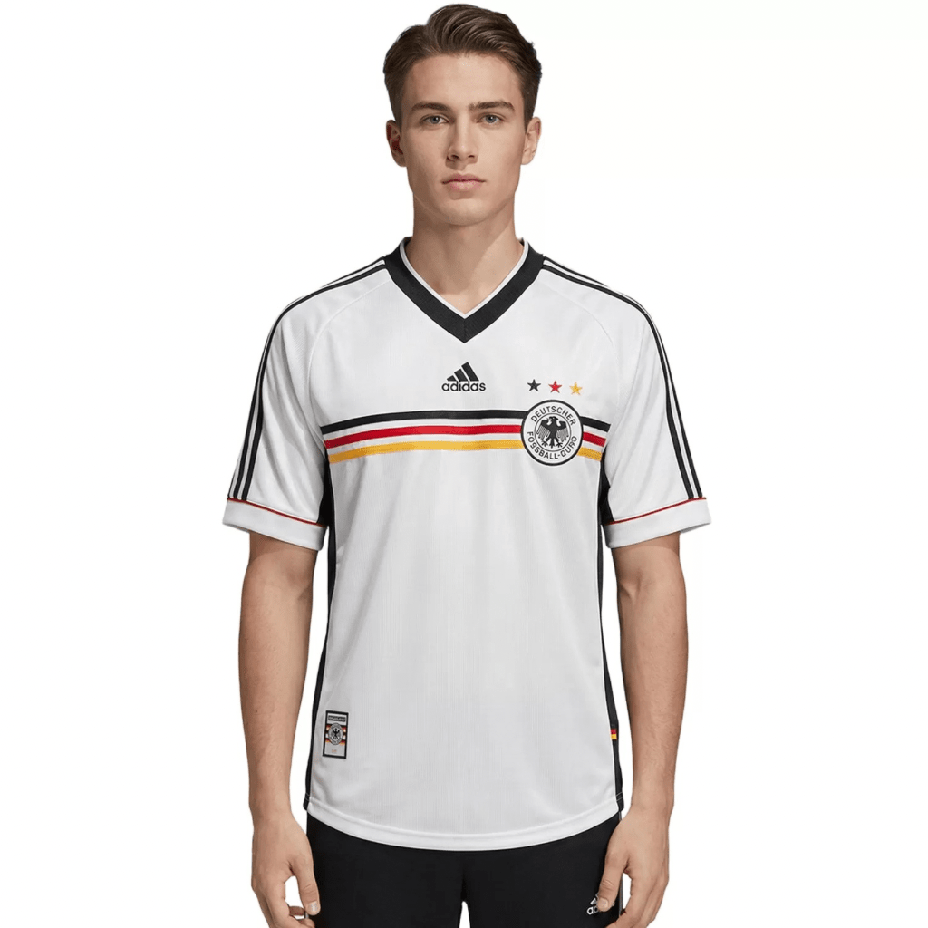 Deutschland Heimtrikot 1998 Herren Fan-version (Retro)