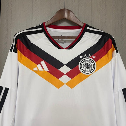 Deutschland Langarm Heimtrikot 26/27 Herren Fan-Version Weiß