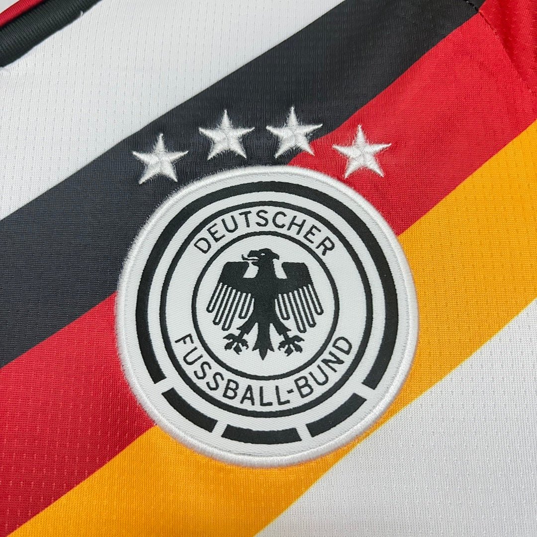 Deutschland Langarm Heimtrikot 26/27 Herren Fan-Version Weiß