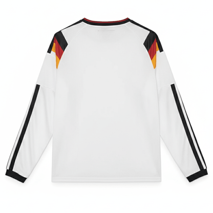 Deutschland Langarm Heimtrikot 26/27 Herren Fan-Version Weiß
