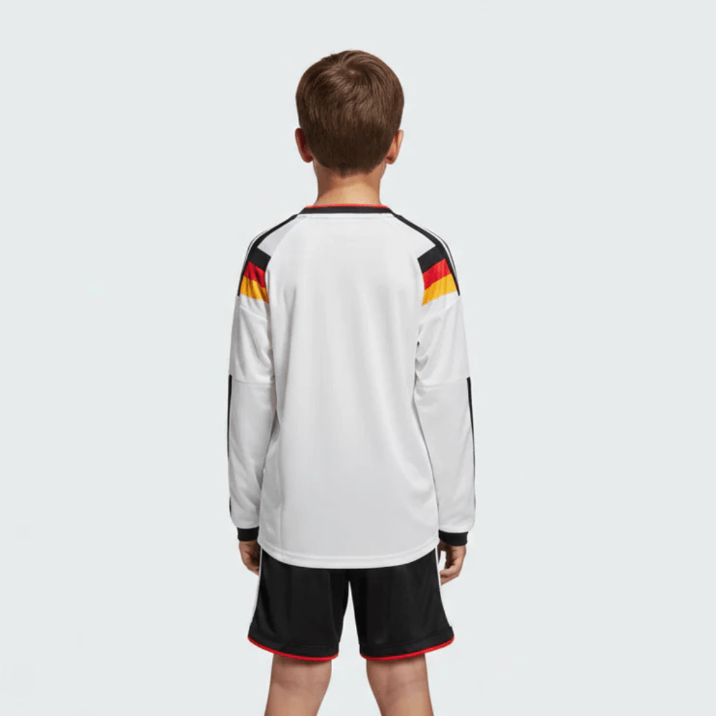 Kinder-set Deutschland Langarm Heimtrikot 26/27 Trikot und Shorts