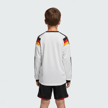 Kinder-set Deutschland Langarm Heimtrikot 26/27 Trikot und Shorts