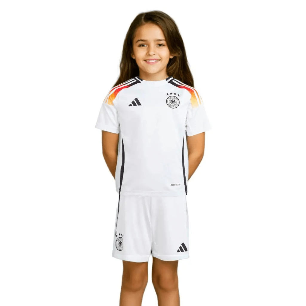 Deutschland Kinder-Set Heimtrikot 24/25 Weiß