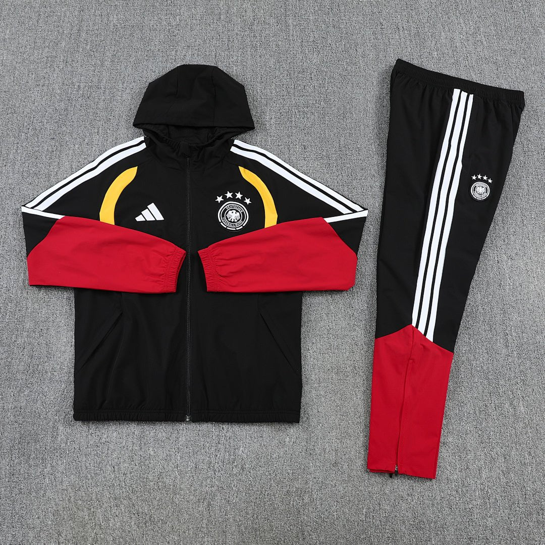 Deutschland Trainingsanzug 26/27 WindJacke und Hose Schwarz