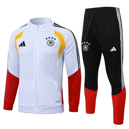 Deutschland Trainingsanzug 26/27 Jacke Weiß und Hose Schwarz