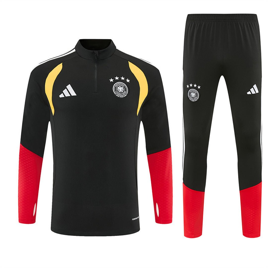 Deutschland Trainingsanzug 2026/27 Herren Jacke und Hose Schwarz