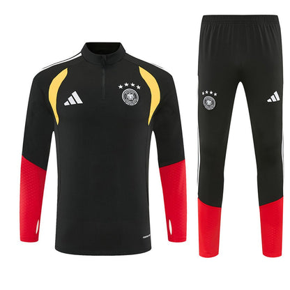 Deutschland Trainingsanzug 2026/27 Herren Jacke und Hose Schwarz
