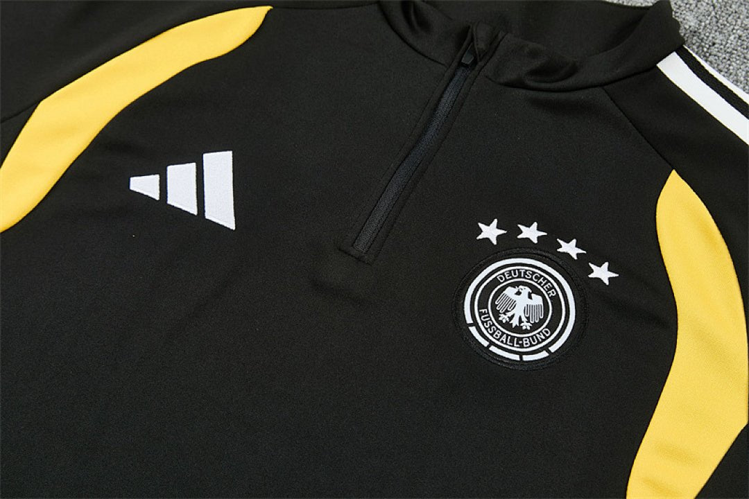 Deutschland Trainingsanzug 2026/27 Herren Jacke und Hose Schwarz