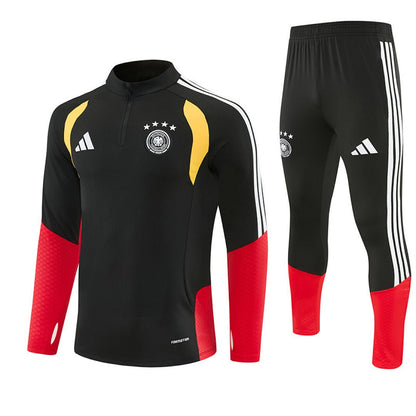 Deutschland Trainingsanzug 2026/27 Herren Jacke und Hose Schwarz