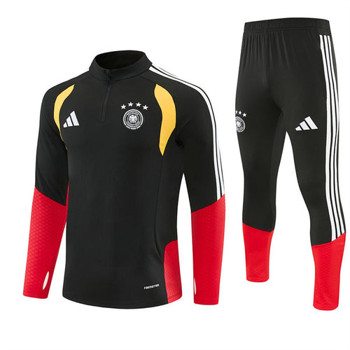 Deutschland Trainingsanzug 2026/27 Herren Jacke und Hose Schwarz