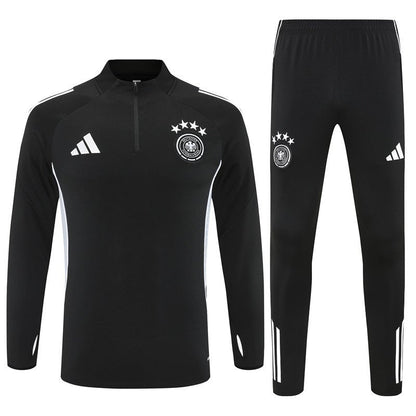 Deutschland Trainingsanzug 25/26 Jacke und Hose Schwarz