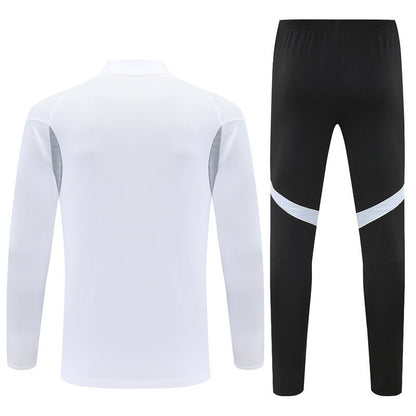 Deutschland Trainingsanzug 25/26 Jacke Weiß und Hose Schwarz