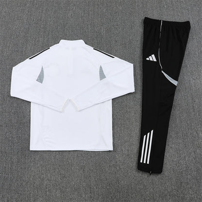 Deutschland Trainingsanzug 25/26 Jacke Weiß und Hose Schwarz