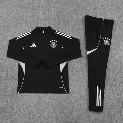 Deutschland Trainingsanzug 25/26 Jacke und Hose Schwarz
