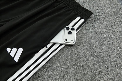 Deutschland Trainingsanzug 26/27 Herren Jacke Weiß und Hose Schwarz