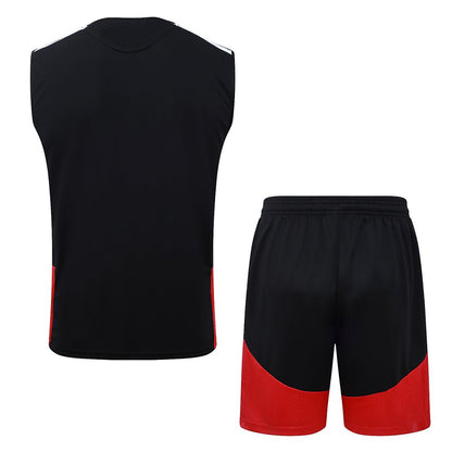 Deutschland Trainingsset 26/27 Tanktop und Shorts Schwarz
