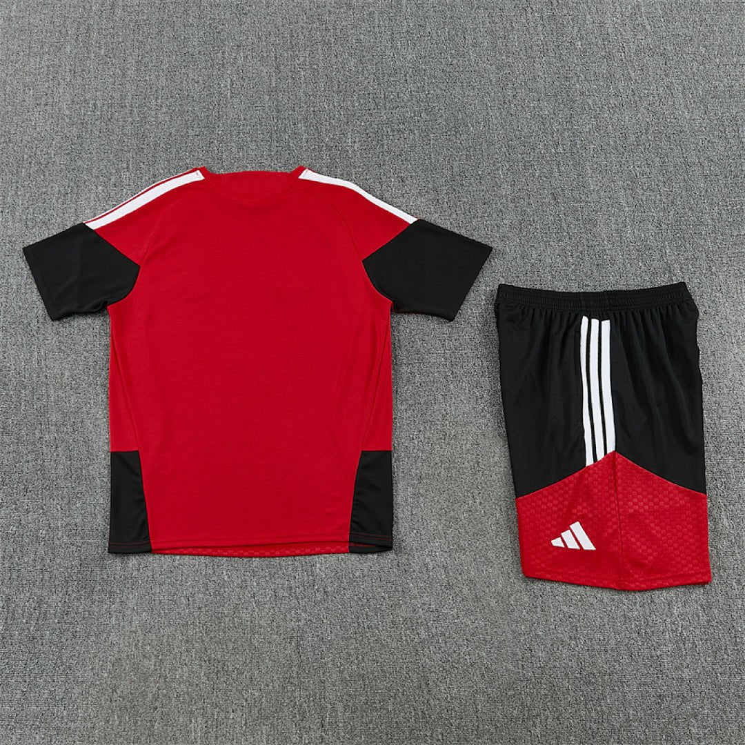 Deutschland Trainingsset 26/27 Trikot Rot und Shorts Schwarz